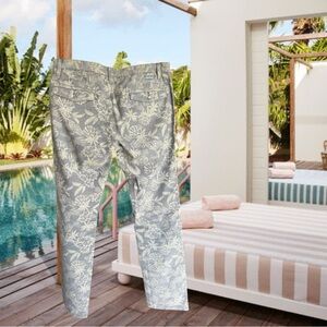 Rare Hugo Boss Orange Men’s Slim Fit 34R Tropical Patterned Trousers